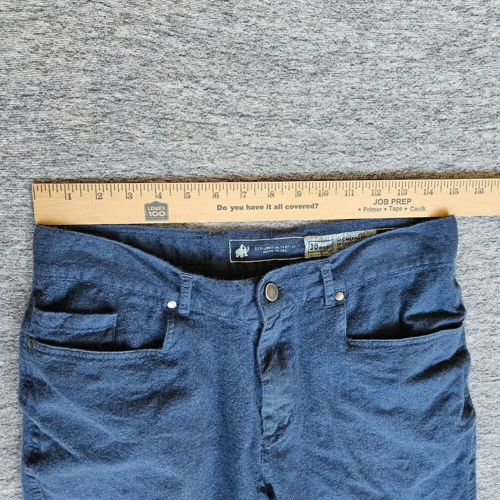 Woolly Longhaul Shorts Men’s Size 30 Blue 9” Inseam Merino Wool Blend EUC